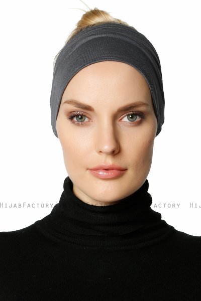 Cemre - Dark Grey Bandana Underscarf