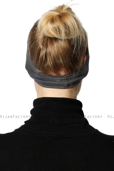 Cemre - Dark Grey Bandana Underscarf