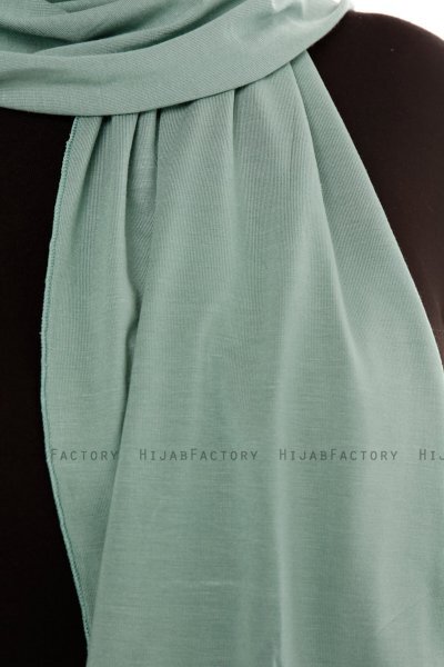 Melek - Green Premium Jersey Hijab - Ecardin