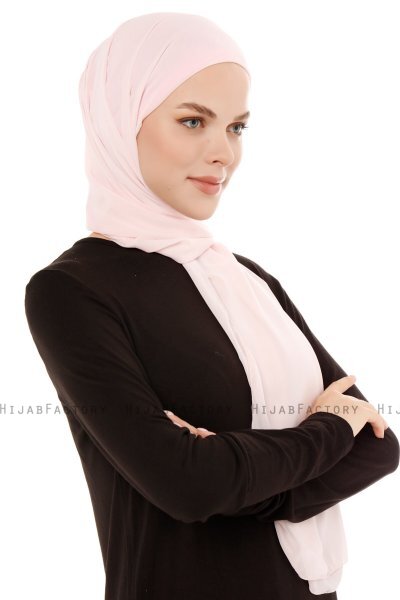 Derya - Powder Practical Chiffon Hijab