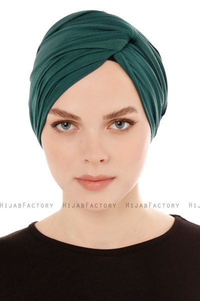 Belinay - Dark Green Turban - Ecardin