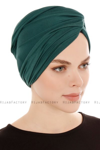 Belinay - Dark Green Turban - Ecardin