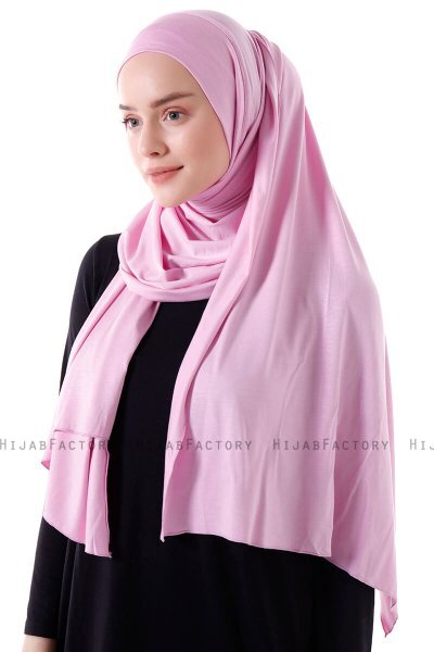 Hanfendy - Pink Practical One Piece Hijab