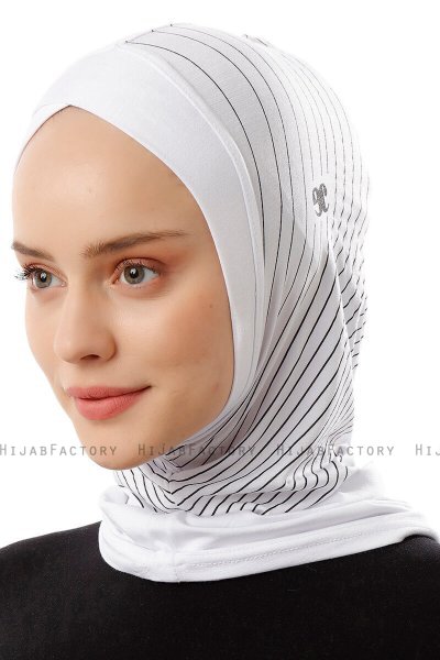 Babe Cross - White One-Piece Al Amira Hijab