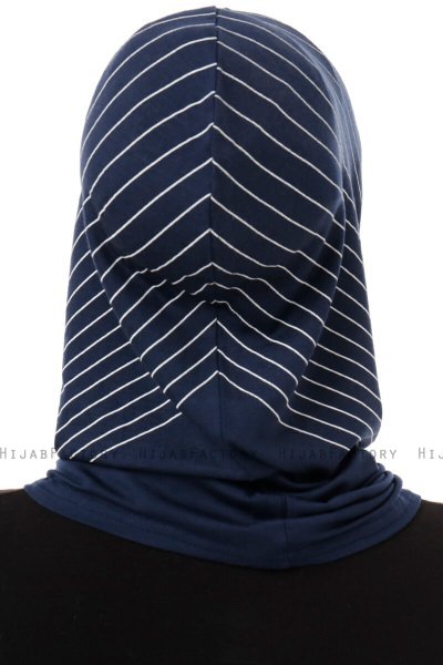 Babe Cross - Navy Blue One-Piece Al Amira Hijab
