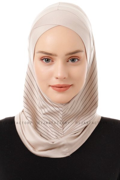 Babe Cross - Light Taupe One-Piece Al Amira Hijab