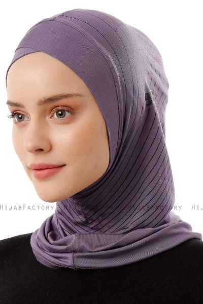 Babe Cross - Purple One-Piece Al Amira Hijab