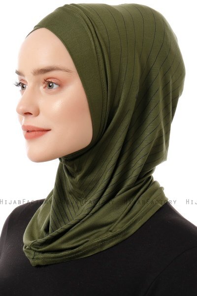 Babe Cross - Khaki One-Piece Al Amira Hijab