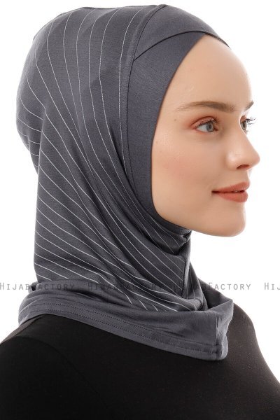 Babe Cross - Dark Grey One-Piece Al Amira Hijab