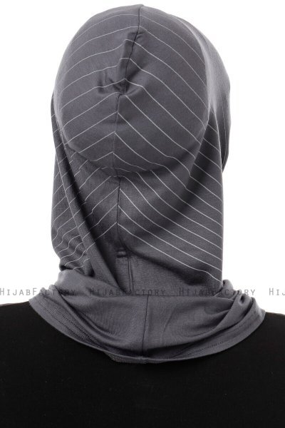 Babe Cross - Dark Grey One-Piece Al Amira Hijab