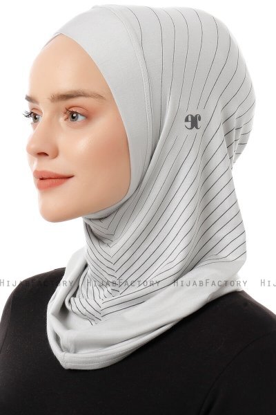 Babe Cross - Light Grey One-Piece Al Amira Hijab