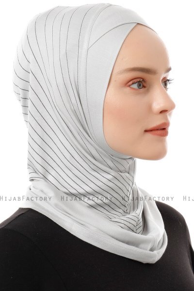 Babe Cross - Light Grey One-Piece Al Amira Hijab