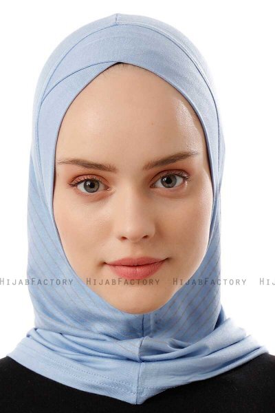 Babe Cross - Light Blue One-Piece Al Amira Hijab