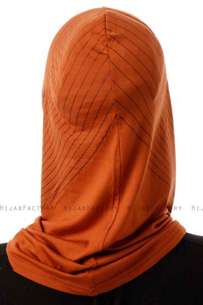 Babe Cross - Brick Red One-Piece Al Amira Hijab
