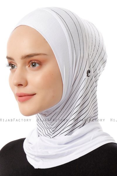 Babe Plain - White One-Piece Al Amira Hijab