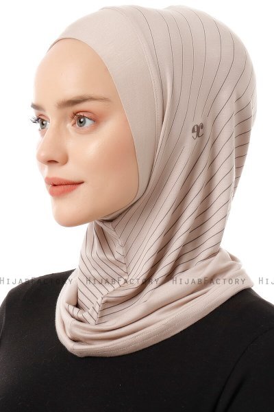 Babe Plain - Light Taupe One-Piece Al Amira Hijab