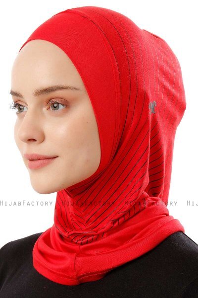 Babe Plain - Red One-Piece Al Amira Hijab