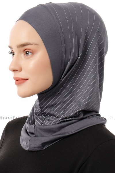 Babe Plain - Dark Grey One-Piece Al Amira Hijab