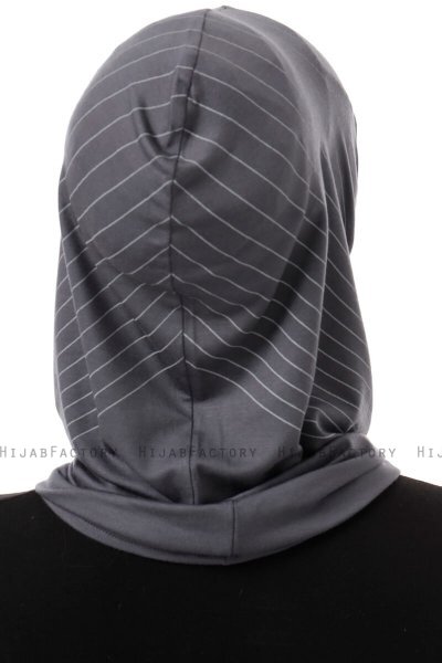 Babe Plain - Dark Grey One-Piece Al Amira Hijab