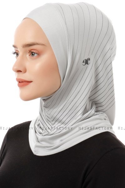 Babe Plain - Light Grey One-Piece Al Amira Hijab
