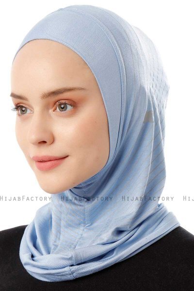 Babe Plain - Light Blue One-Piece Al Amira Hijab