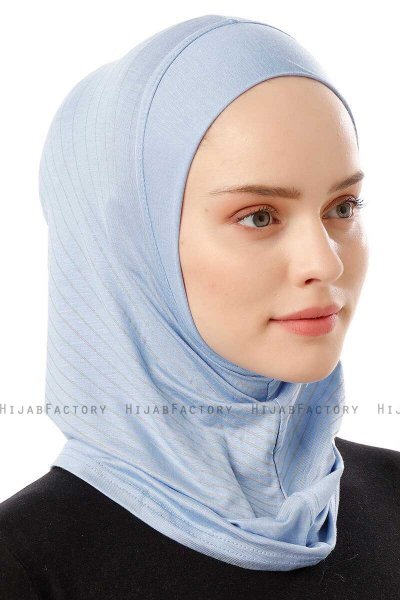 Babe Plain - Light Blue One-Piece Al Amira Hijab