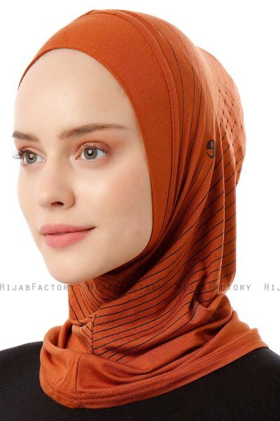 Babe Plain - Brick Red One-Piece Al Amira Hijab