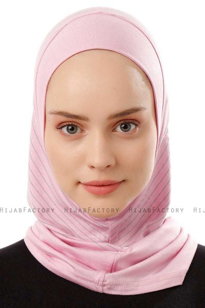 Babe Plain - Pink One-Piece Al Amira Hijab