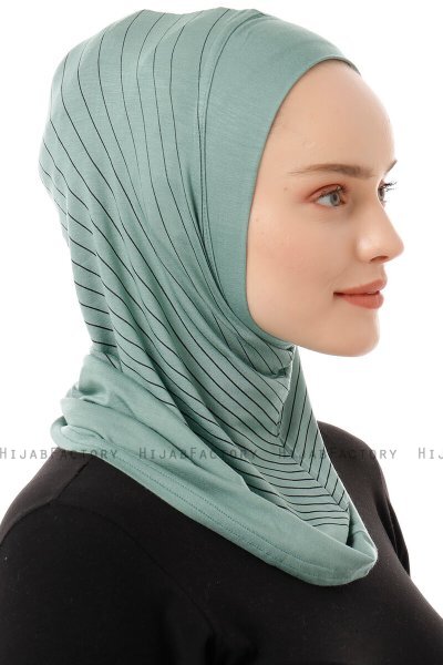 Babe Plain - Green One-Piece Al Amira Hijab