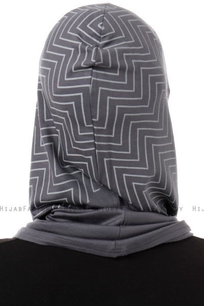 Silva Cross - Dark Grey One-Piece Al Amira Hijab