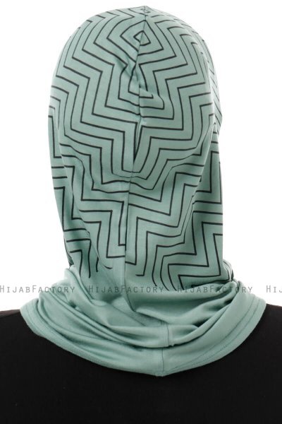 Silva Cross - Green One-Piece Al Amira Hijab