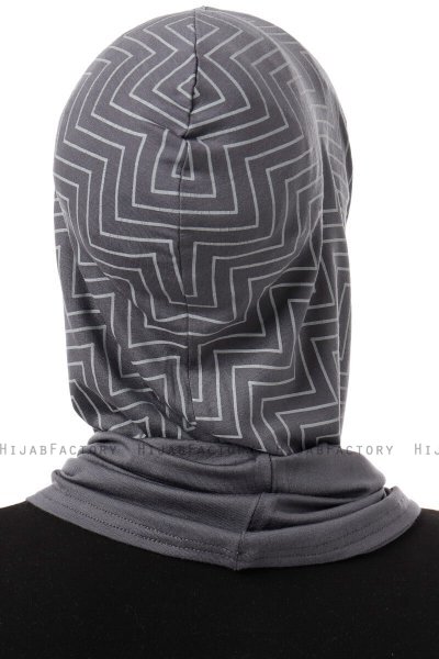 Silva Plain - Dark Grey One-Piece Al Amira Hijab