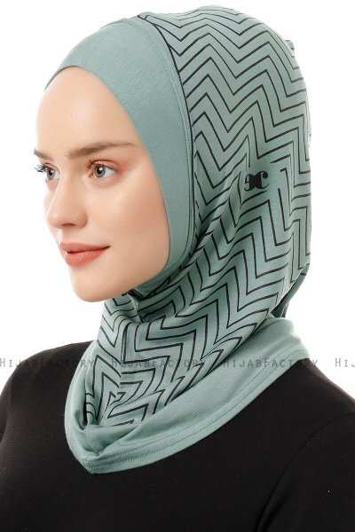 Silva Plain - Green One-Piece Al Amira Hijab