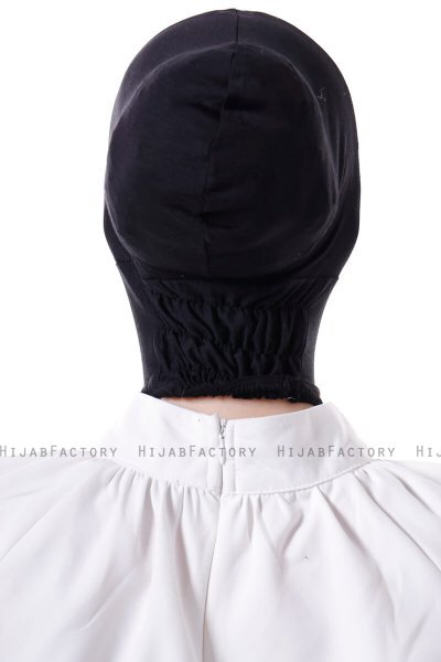 Elnara - Black Cross Hijab Underscarf