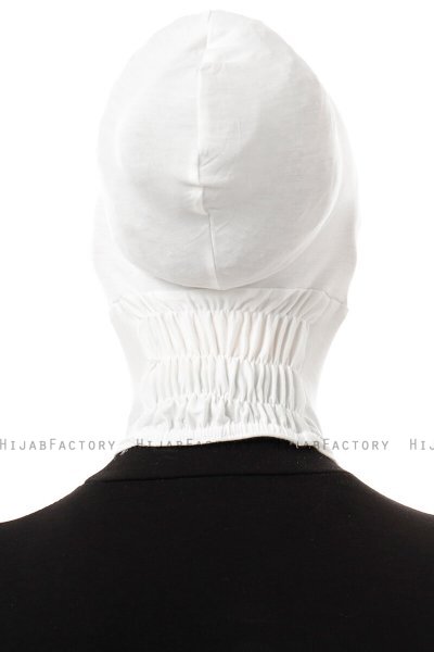 Elnara - White Cross Hijab Underscarf