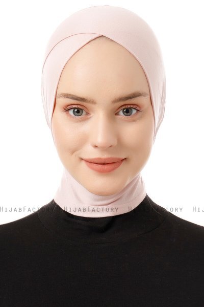 Elnara - Dusty Pink Cross Hijab Underscarf