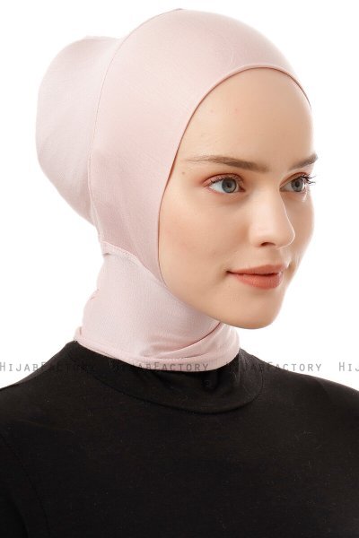 Elnara - Dusty Pink Plain Hijab Underscarf