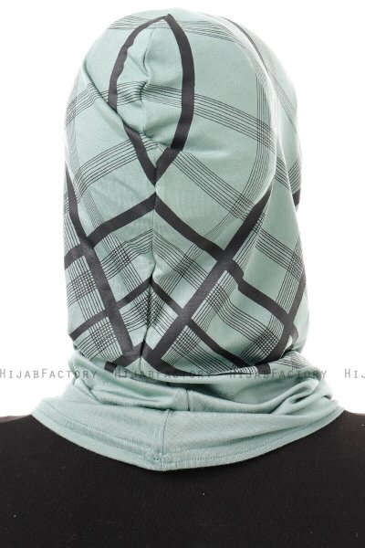 Ekose Plain - Green One-Piece Al Amira Hijab