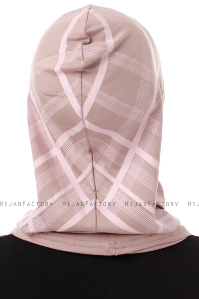 Ekose Cross - Stone Grey One-Piece Al Amira Hijab