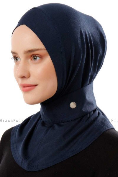 Ceren - Navy Blue Practical Viskos Hijab