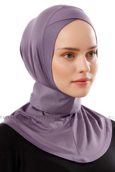 Ceren - Dark Purple Practical Viskos Hijab