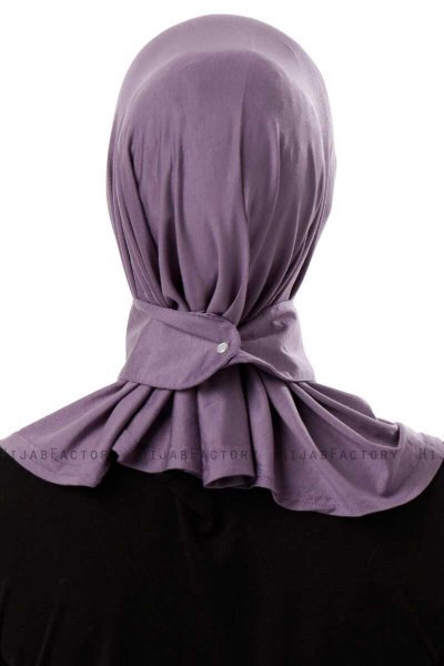 Ceren - Dark Purple Practical Viskos Hijab