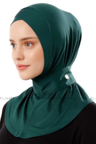 Ceren - Dark Green Practical Viskos Hijab