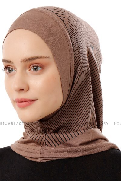 Wind Plain - Dark Taupe One-Piece Al Amira Hijab