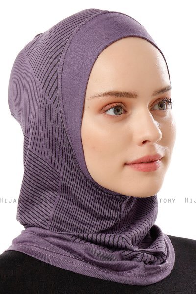 Wind Plain - Purple One-Piece Al Amira Hijab