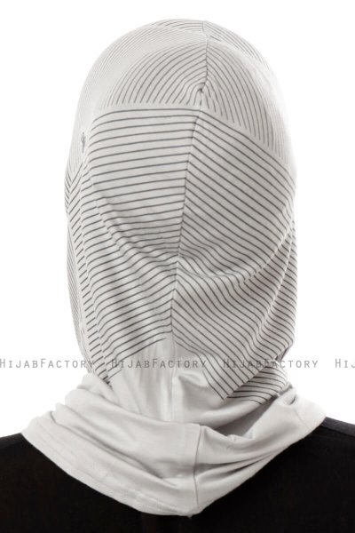 Wind Plain - Light Grey One-Piece Al Amira Hijab