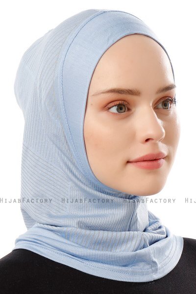 Wind Plain - Light Blue One-Piece Al Amira Hijab