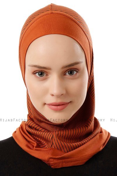 Wind Plain - Brick Red One-Piece Al Amira Hijab