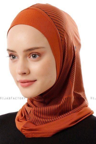 Wind Plain - Brick Red One-Piece Al Amira Hijab