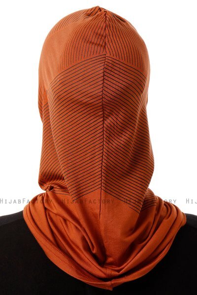 Wind Plain - Brick Red One-Piece Al Amira Hijab